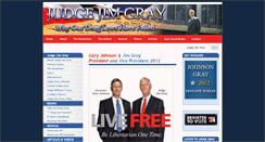 Desktop Screenshot of judgejimgray.com