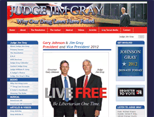 Tablet Screenshot of judgejimgray.com